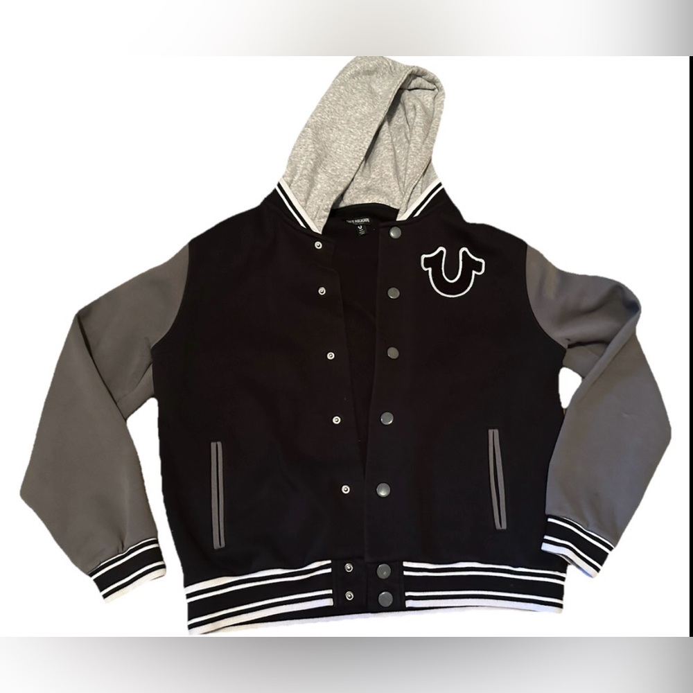 True Religion Varsity Jacket with Hood